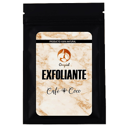 Exfoliante facial corporal aceite coco y café anticelulitis estrias cuerpo