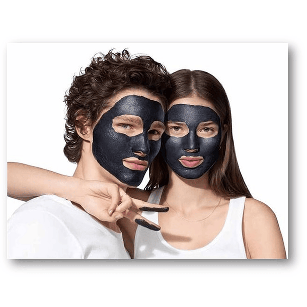 Mascarilla facial negra avon clearskin carbón activo piel... | Oropiel