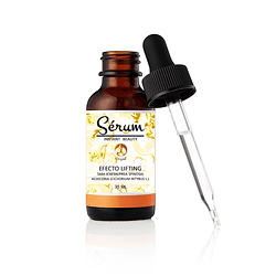 Serum tensor efecto lifting inmediato antiarrugas contorno ojos facial