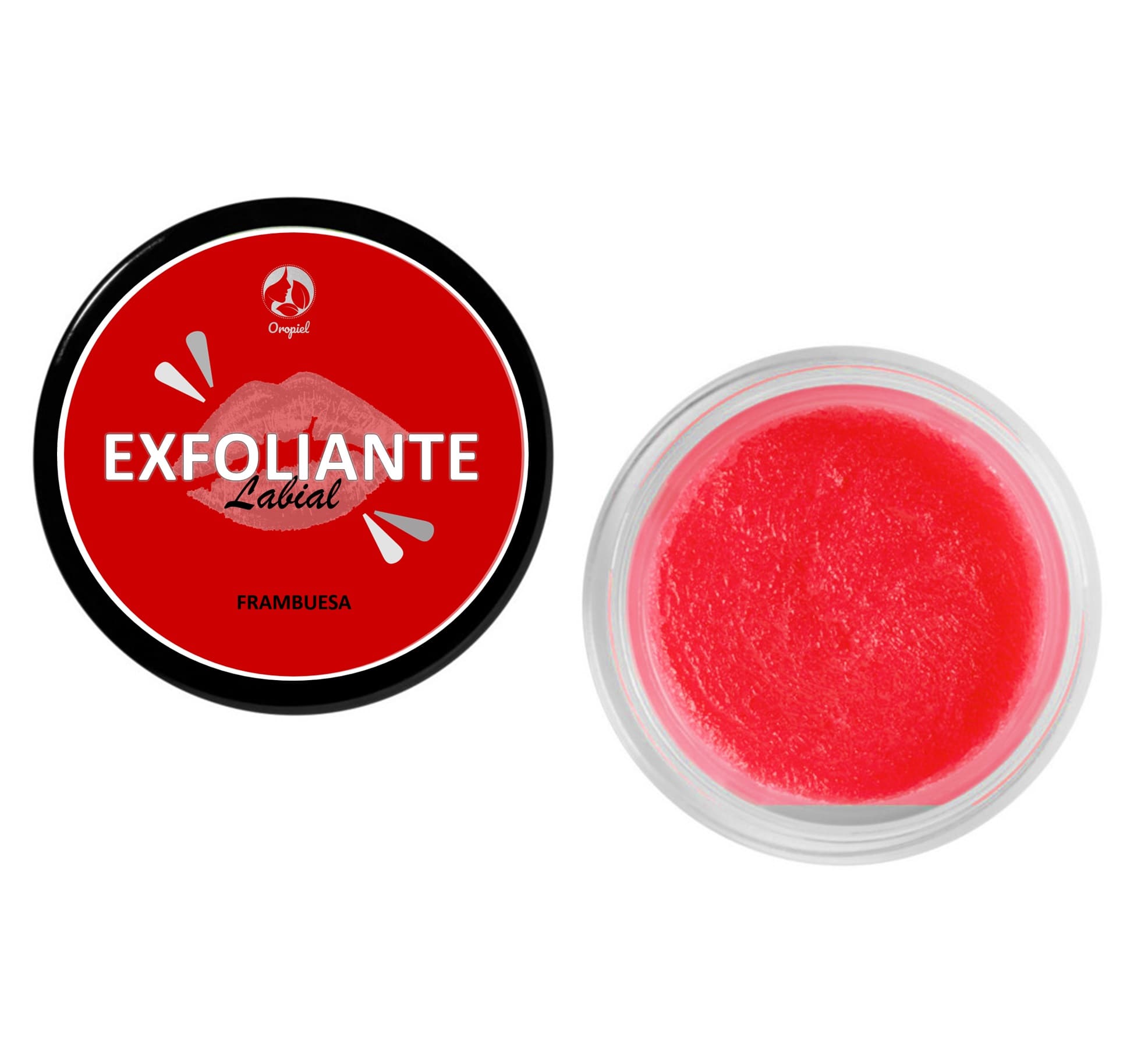 Exfoliante labial frambuesa Chile humectante labios secos | Oropiel