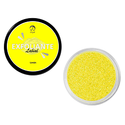 Exfoliante labial limón amarillo aclarador exfoliación renovador labios