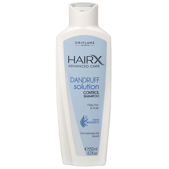Shampoo control anticaspa y antigrasa Hairx oriflame champú