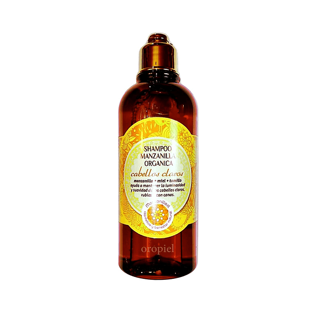 Shampoo manzanilla natural orgánico aclarante cabello cla...