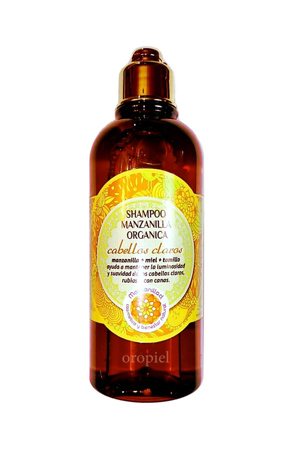 Shampoo manzanilla natural orgánico aclarante cabello cla... | Oropiel