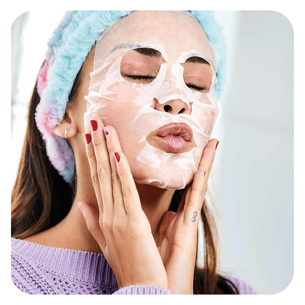 5 mascarillas faciales tela sheet antiaging hidratante ro... | Oropiel