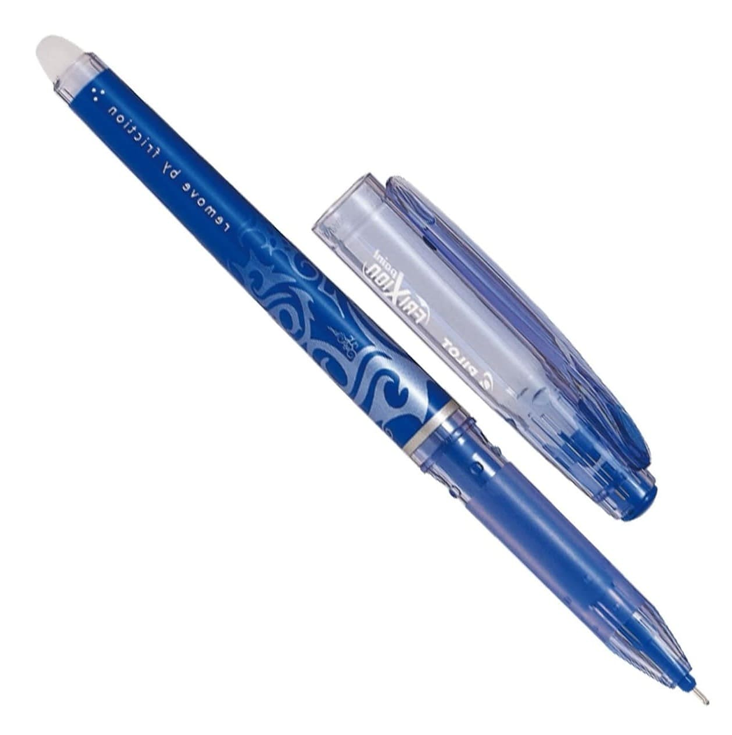 Lapiz pasta tinta azul borrable frixion Chile se borra con goma o calor 1