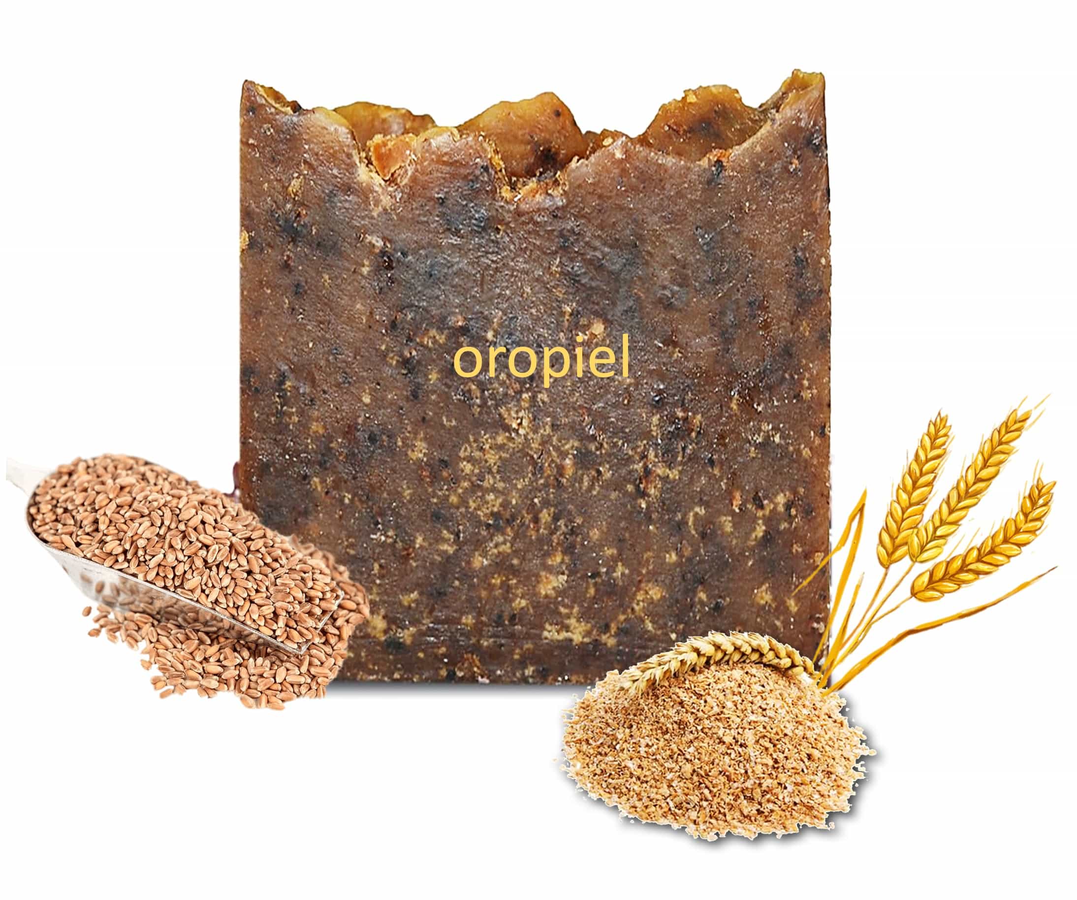 Jabón 100% afrecho natural y orgánico para la piel exfoli... | Oropiel