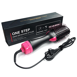 Cepillo cabello one step peine 3 en 1 secador alisador voluminizador eléctrico 