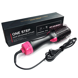 Cepillo cabello one step peine 3 en 1 secador alisador voluminizador eléctrico 