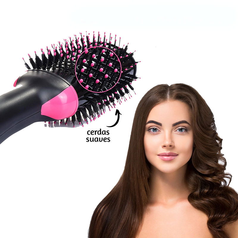 Cepillo cabello one step peine 3 en 1 secador alisador vo