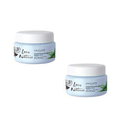 2 cremas aloe vera cicatrizante natural antiedad e hidratante cutis facial oriflame chile