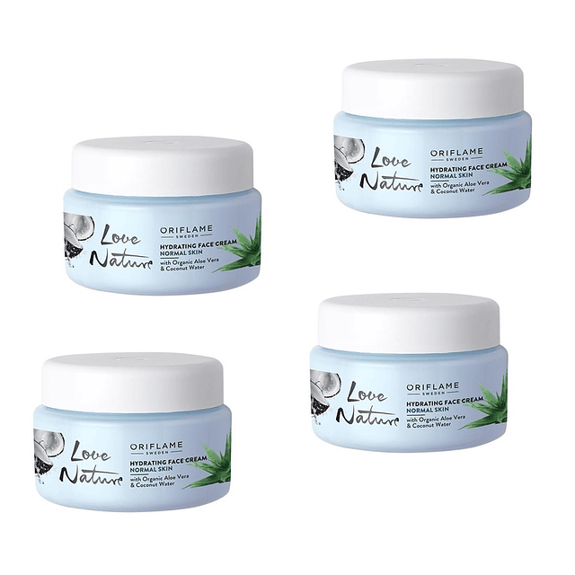 4 Cremas aloe vera natural y orgánico humectante facial cicatrizante y antioxidante