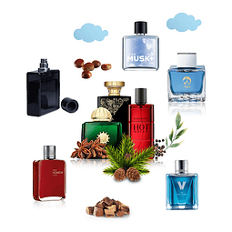 8 Perfumes para caballero colonias fragancias refrescantes y varoniles pack oferta
