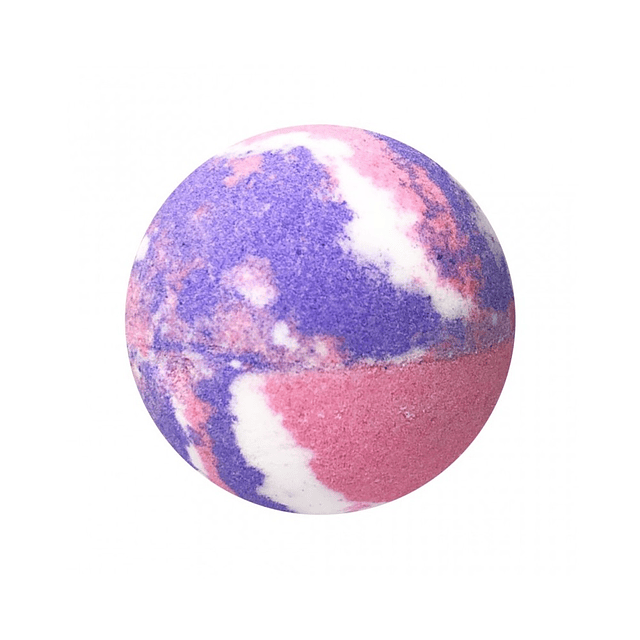 Bola efervescente con color para arrojar en la bañera forma de planeta venus