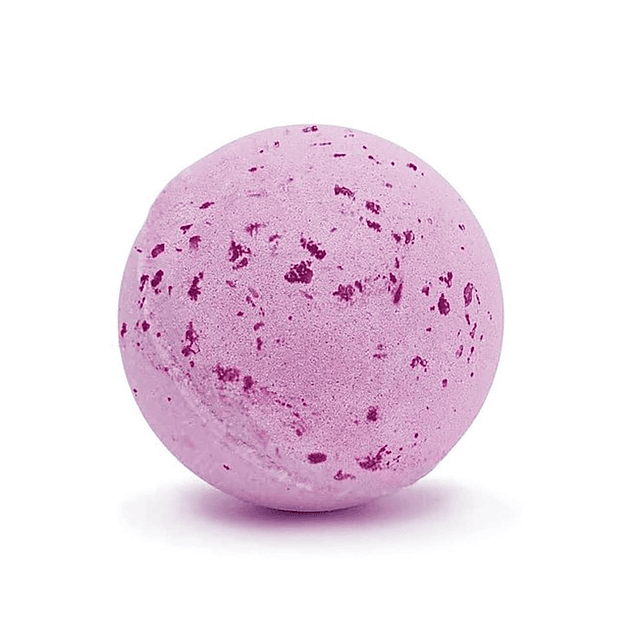 Bola de baño efervescente con esencia de violeta natural relajante Chile