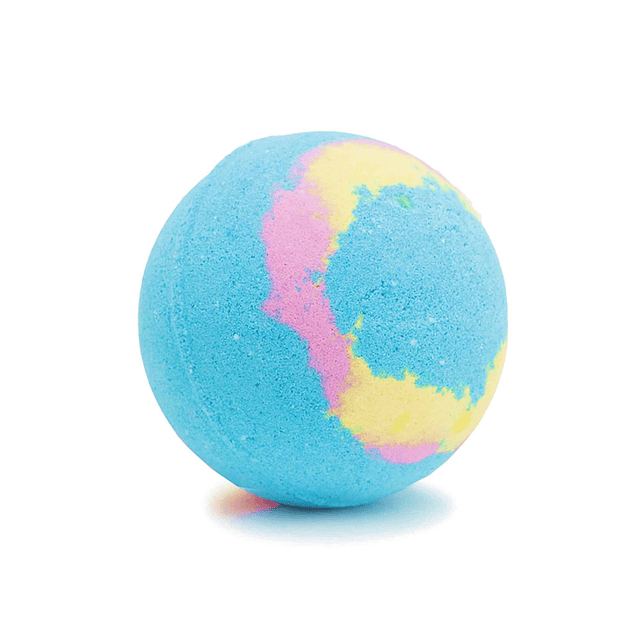 Bola para arrojar a la bañera o tina y hacer espuma pelota efervescente color Chile