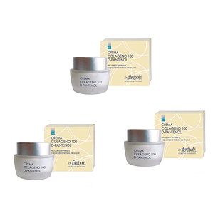 Crema colageno hidratante con vitaminas antioxidantes Fontboté set 3