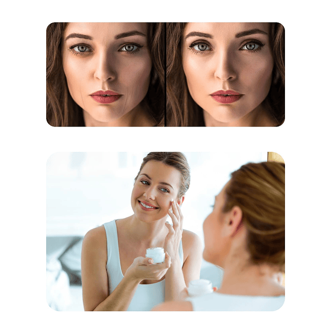 Crema colageno reafirmante facial tratamiento flacidez Dr. fontboté pack 5