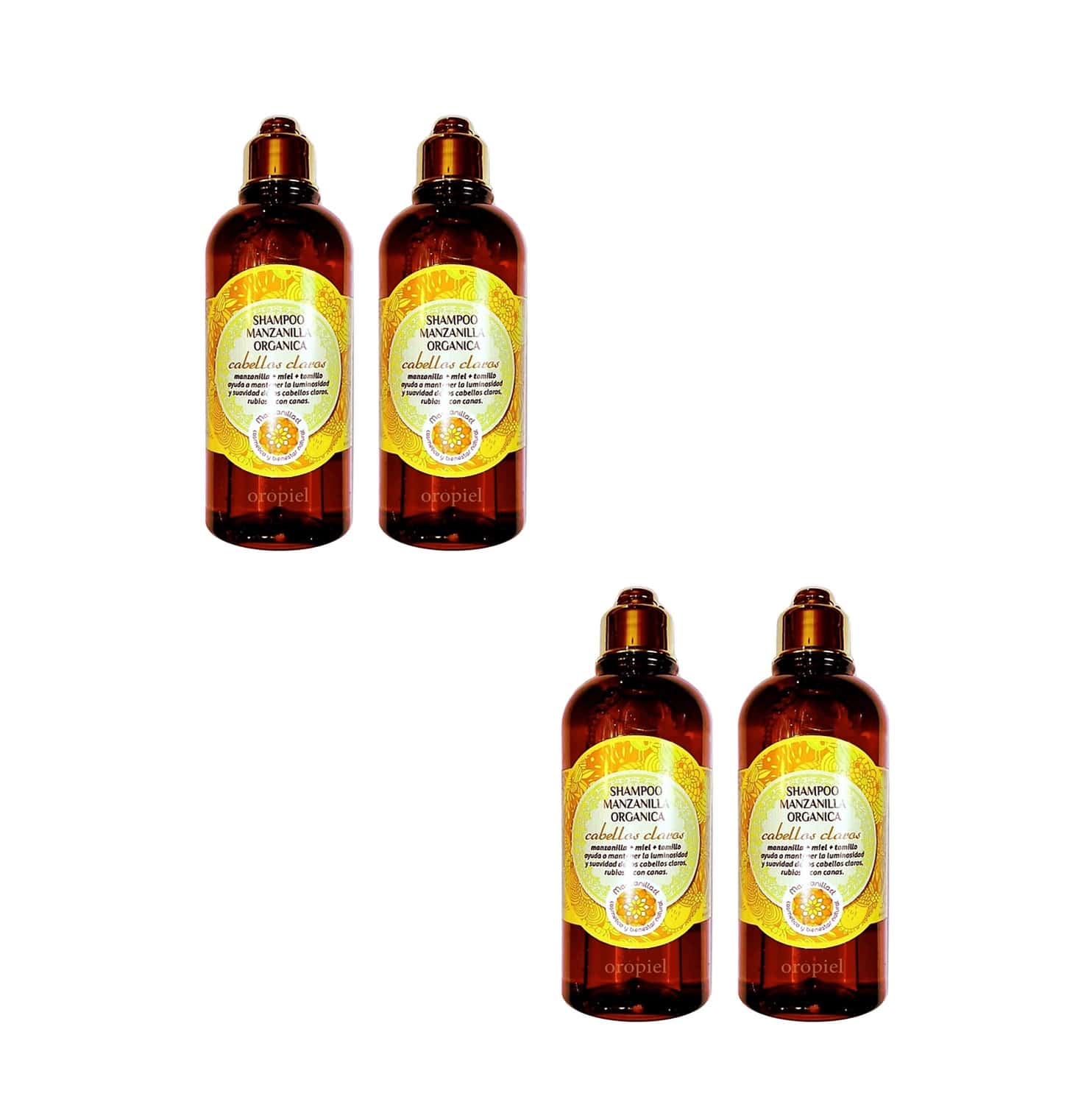 Shampoo para aclarar el pelo naturalmente en adultos y niños