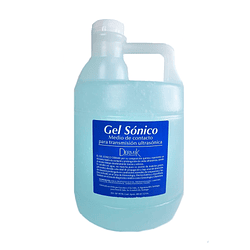 Gel sónico dermik ideal para aparatología de ultrasonido bidón concentrado de 2.5 litros.