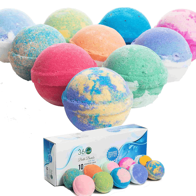 Kit de balones efervescentes bola para bañarse y relajarse pack 18