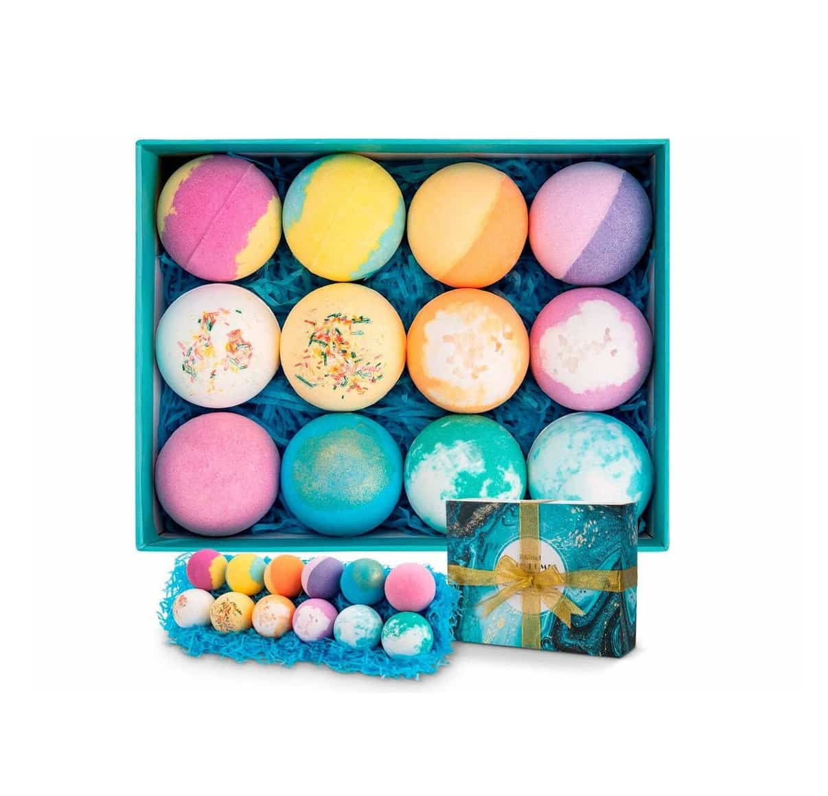 Pelotitas que hacen espuma en la bañera bolas de baño originales set 12