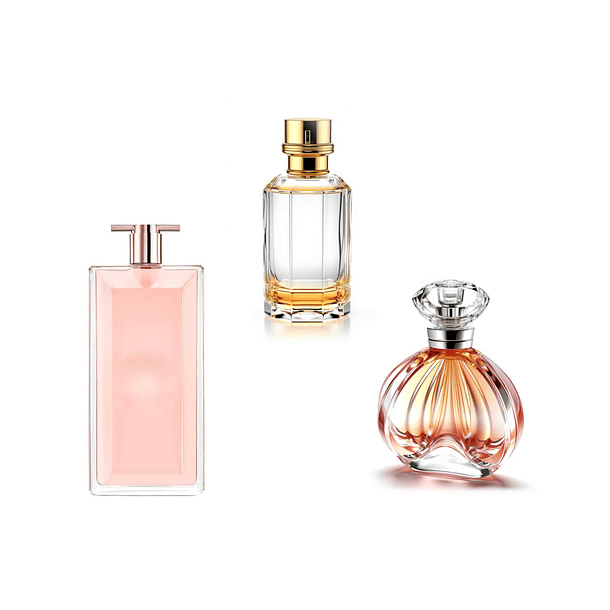 Perfumes mujer en liquidación aleatorios en oferta pack 3 u | Oropiel
