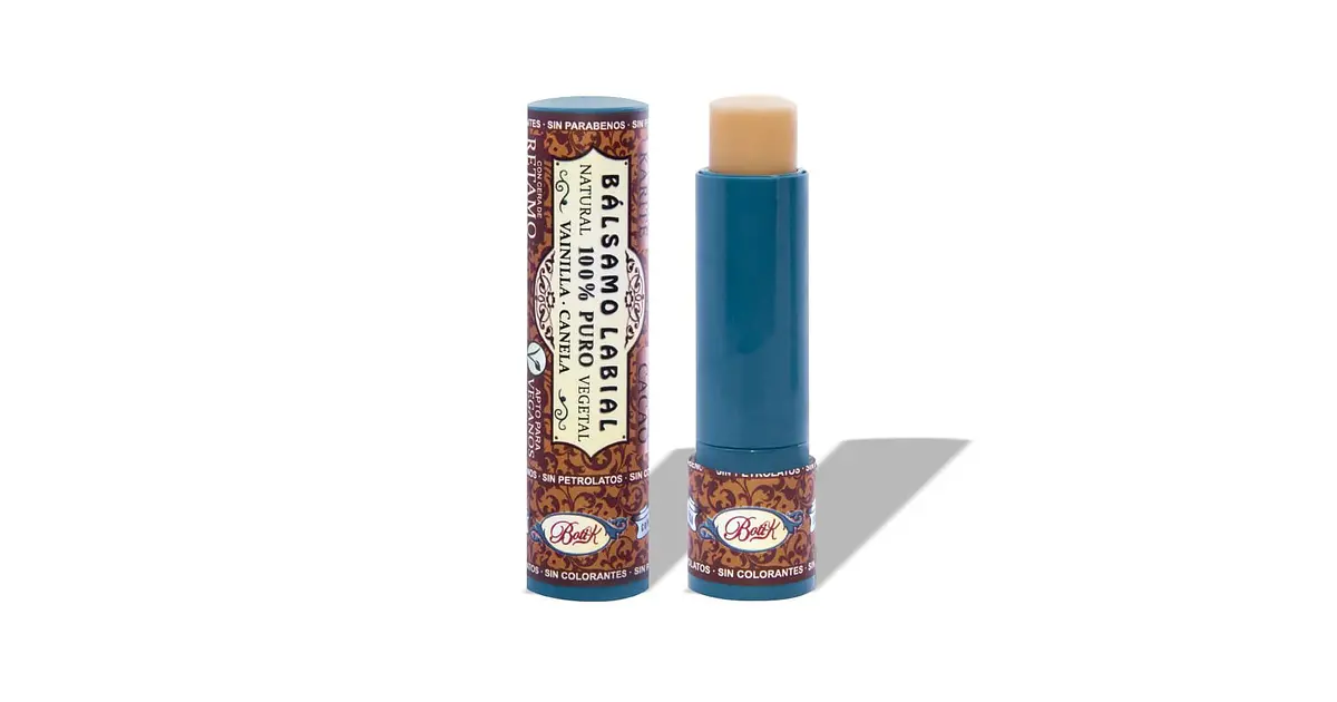 Bálsamo vegetal para labios humectante y antioxidante labial