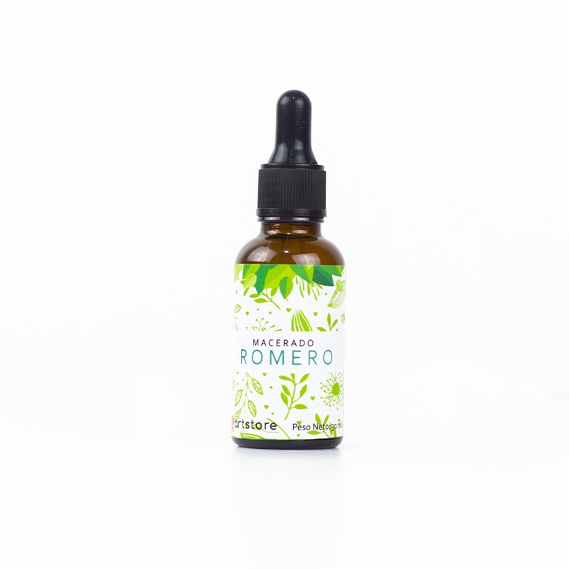 Aceite anticaída cabello romero para tratar la caída capilar