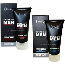 Crema + Serum Emerging Men Dermik Antiarrugas facial hombre pack antiedad oferta