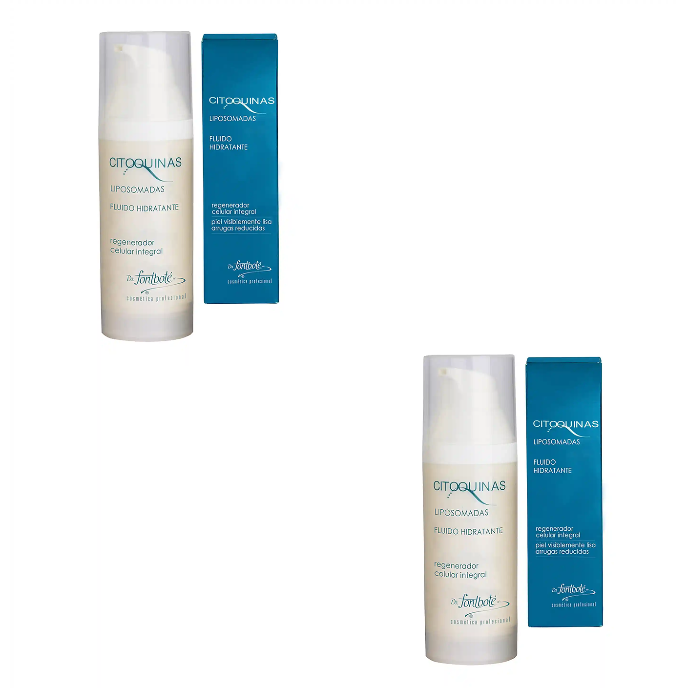 Crema hidratante regeneradora celular citoquinas fontboté pack 2 1