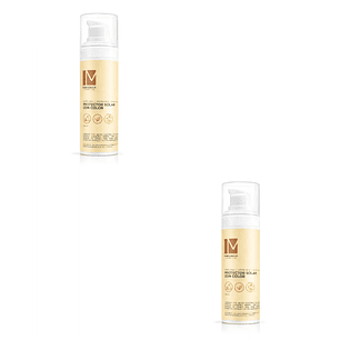 Bloqueador solar con color no grasoso oil free pack 2