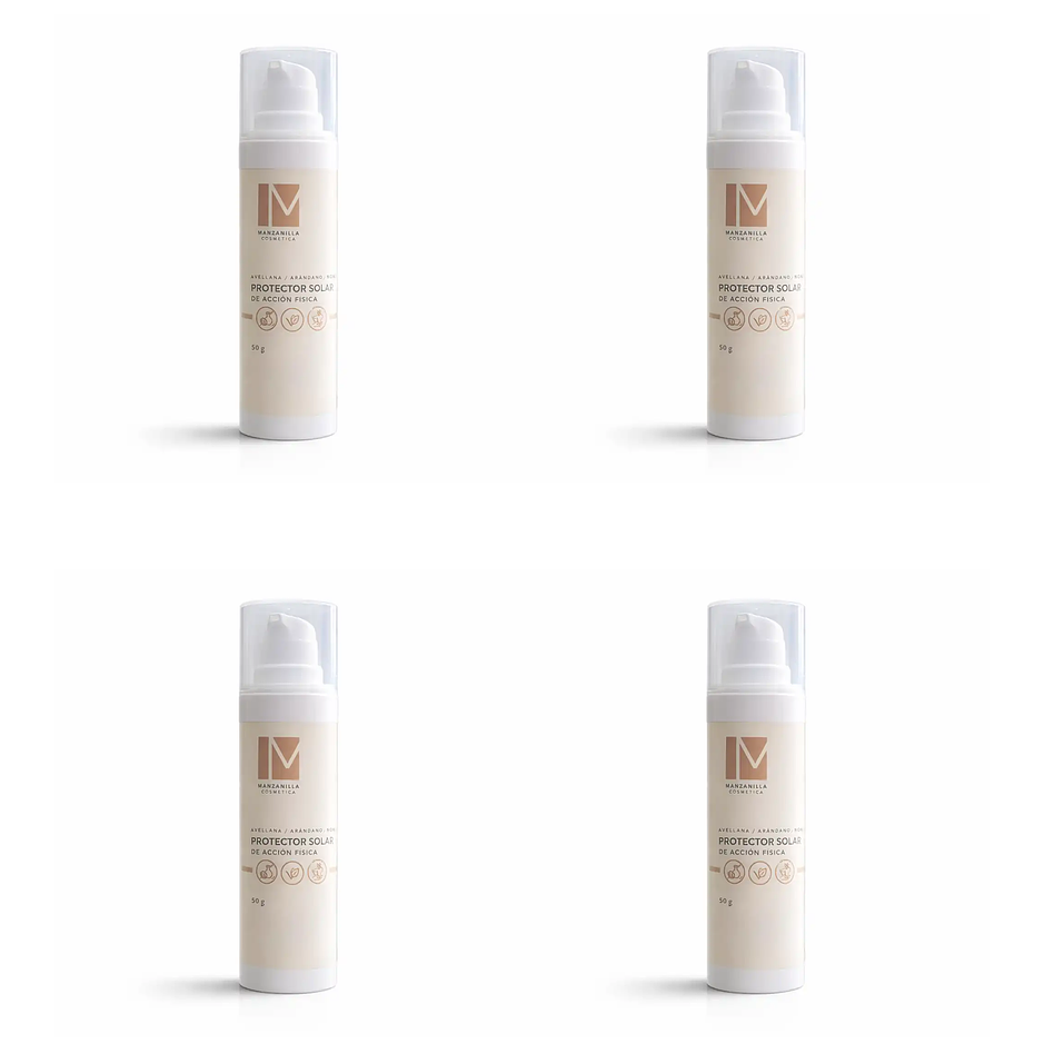 Protector solar biodegradable y natural Chile pack 4 1