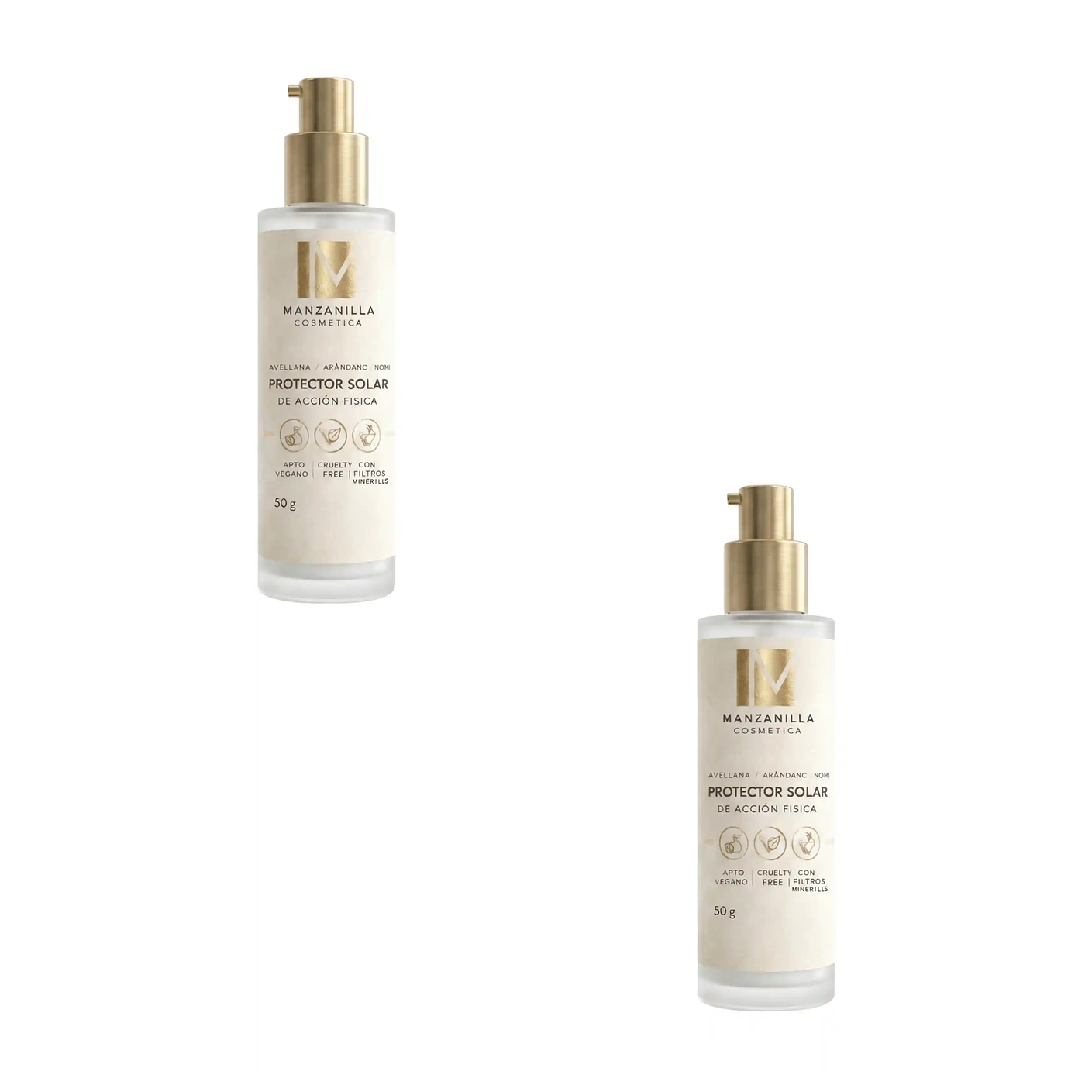 Protector solar mineral rostro y cuerpo Chile pack 2 1