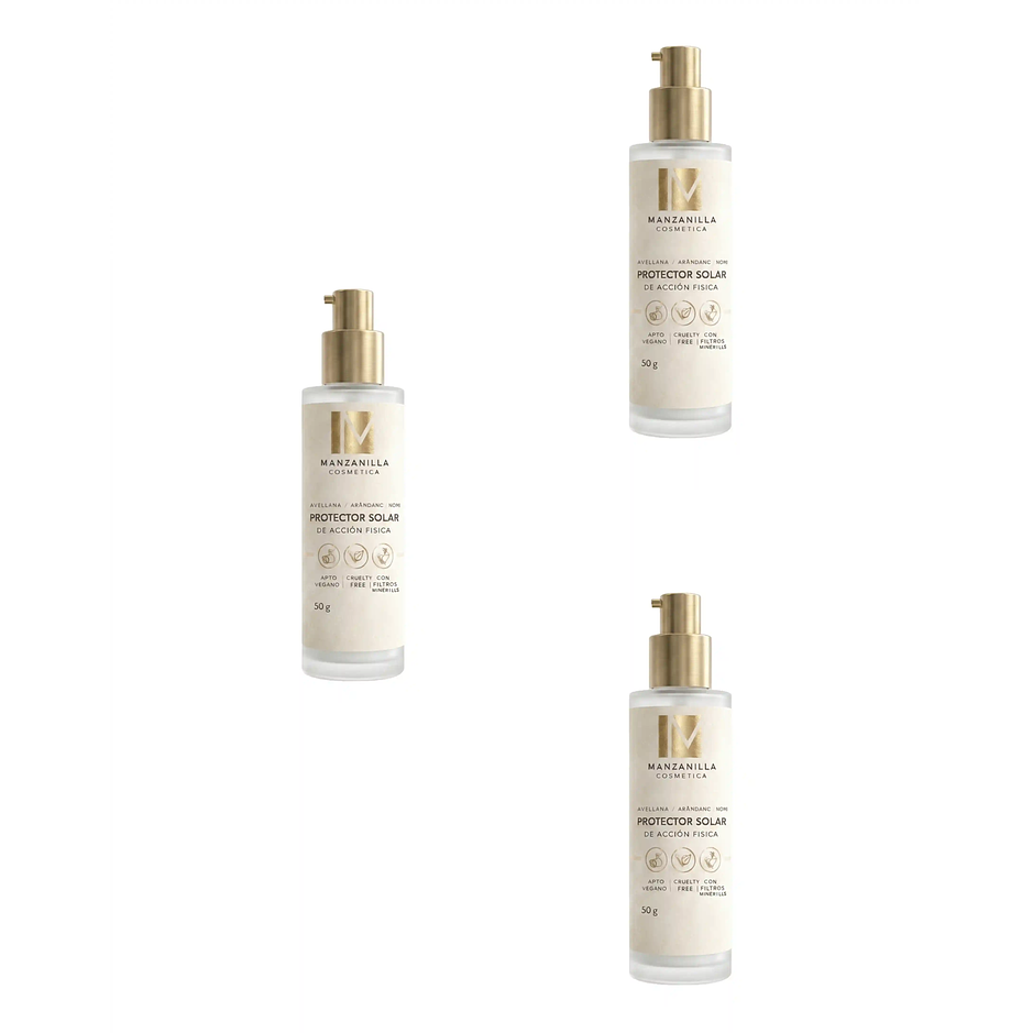 Bloqueador solar mineral rostro y cuerpo exclusivo pack 3 1