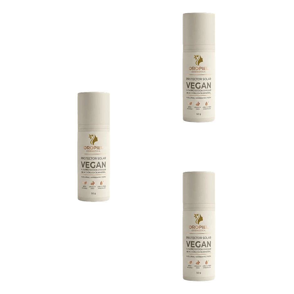 Fotoprotector natural crema bloqueadora de rayos uv pack 3 1