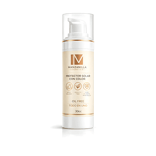 Protector solar con base para rostro