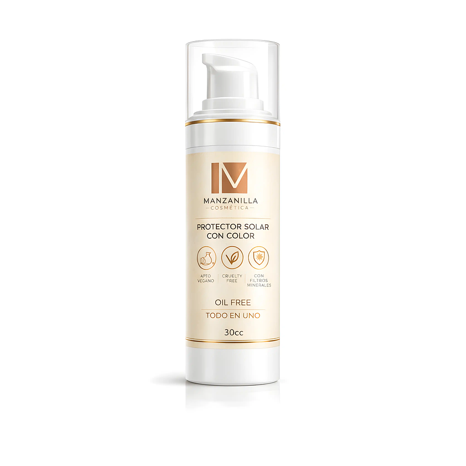 Protector solar con base para rostro 1