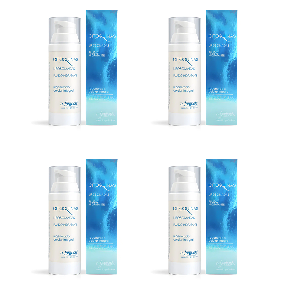 Crema cicatrizante y regeneradora citoquinas hidratante pack 4 1