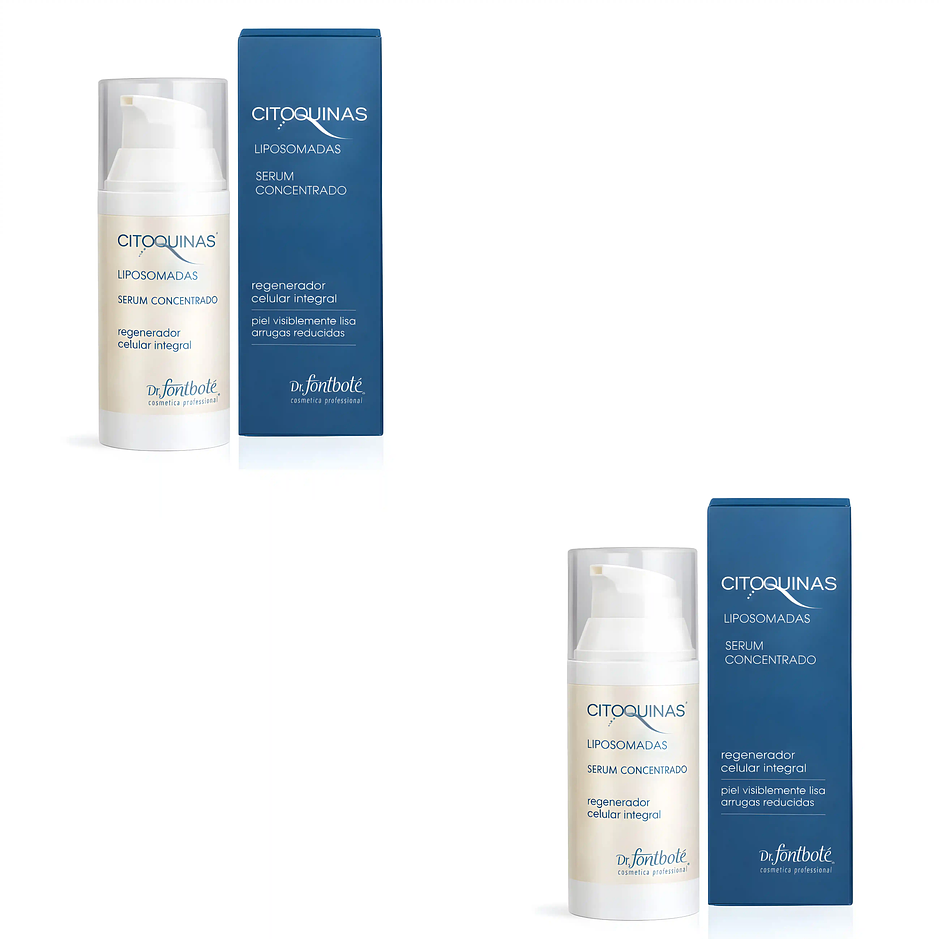 Serum regenerador progresivo cicatrices y arrugas citoquinas Fontboté pack 2 1