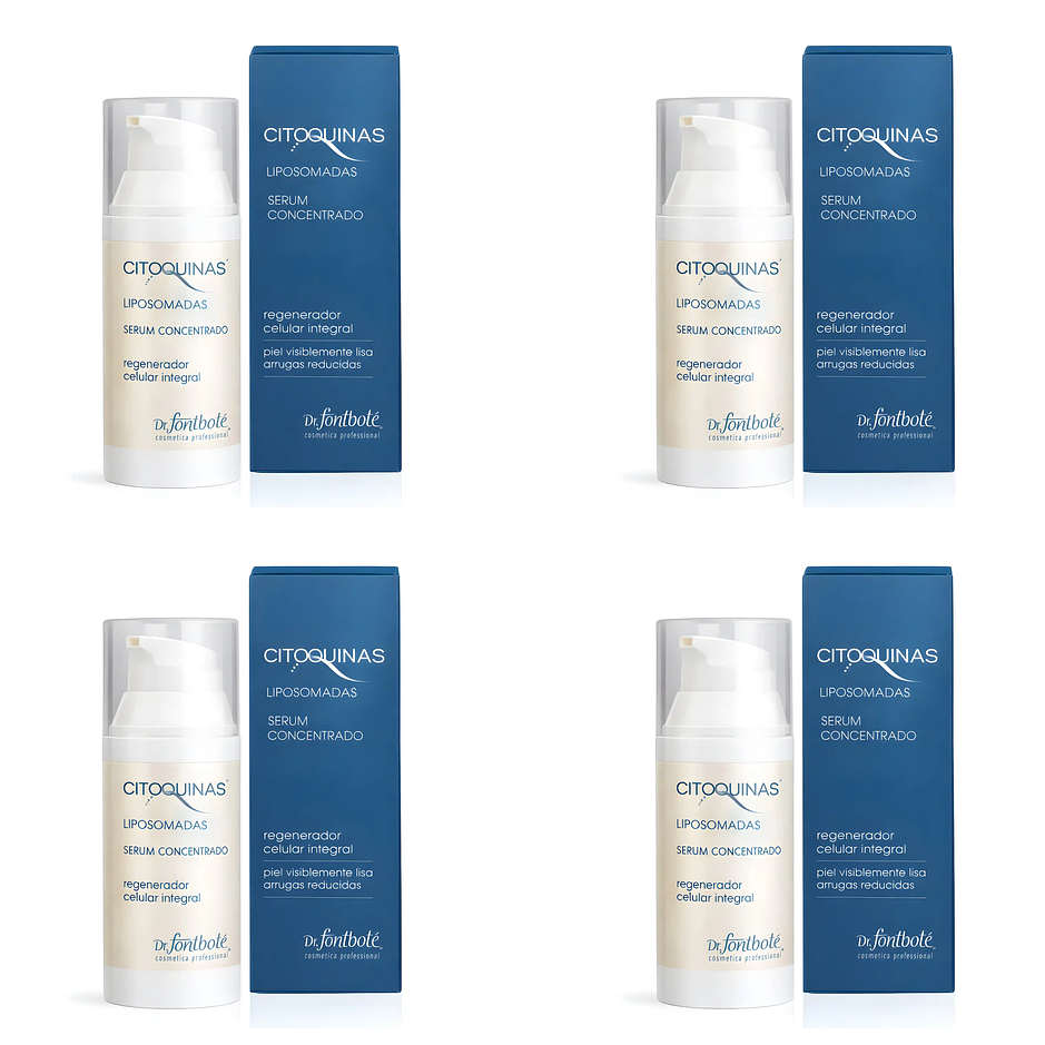 Suero antienvejecimiento regenerador arrugas Fontboté pack 4 1