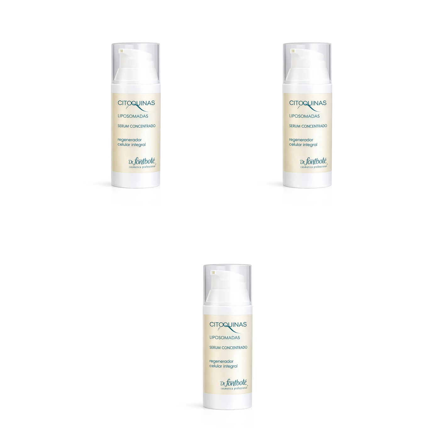 Serum para las arrugas regenerador citoquinas Fontboté pack 3 1