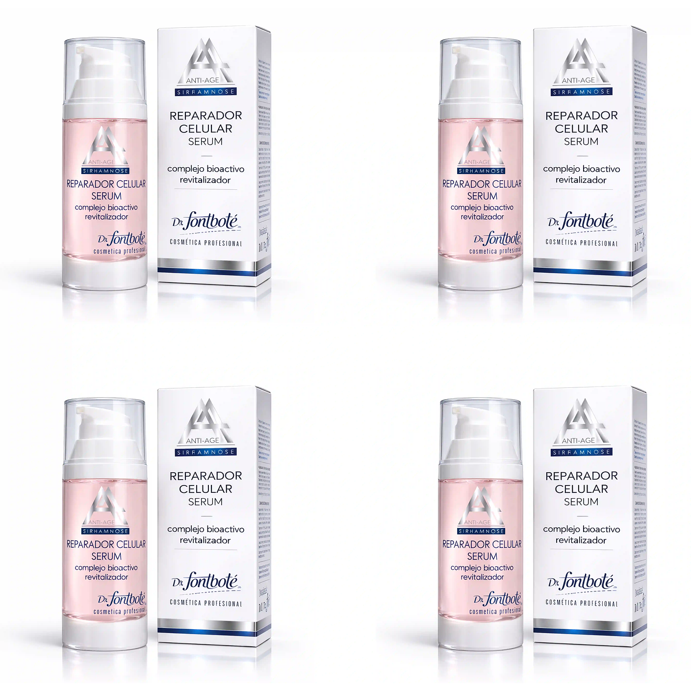 Serum efecto lifting facial reparador celular Dr. Fontboté pack 4 1