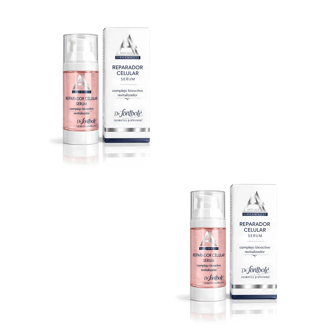 Producto para las cicatrices y marcas en la cara serum reparador Fontboté pack 2 1