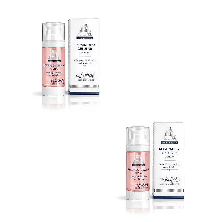 Producto para las cicatrices y marcas en la cara serum reparador Fontboté pack 2 1