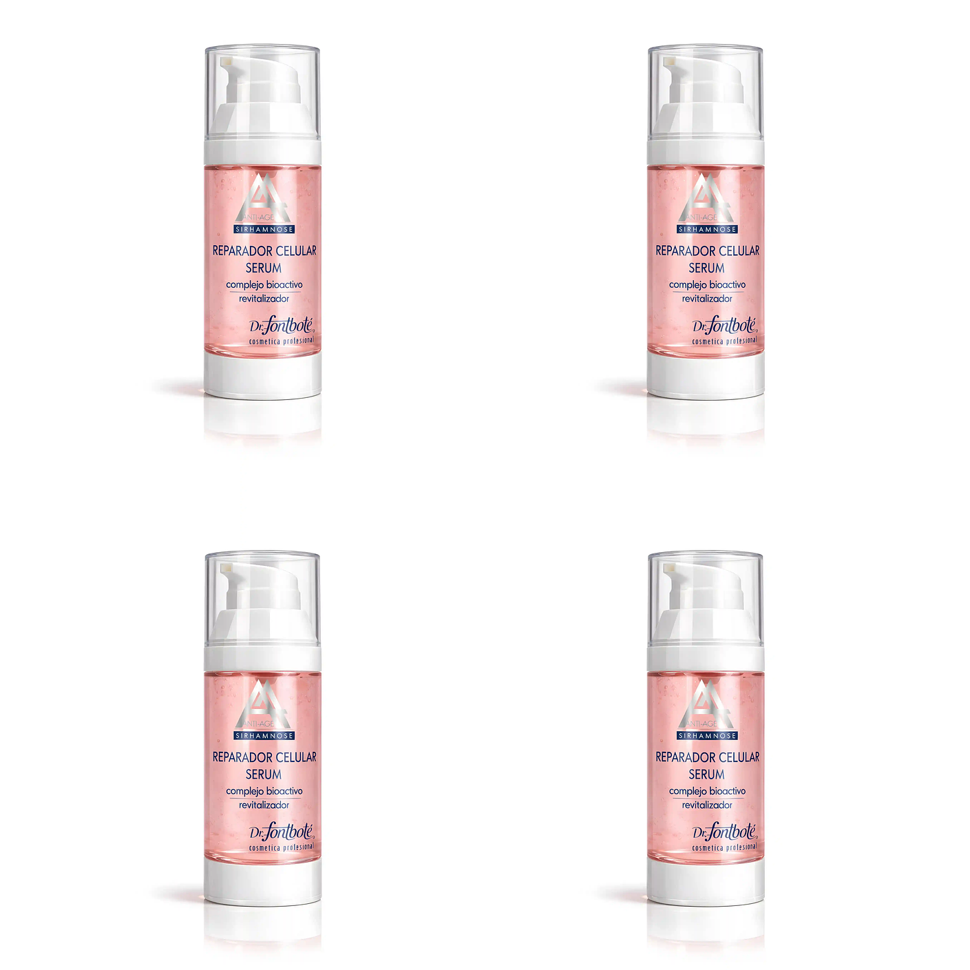 Serum rejuvenecimiento facial piel luminosa reparador celular Fontboté pack 4 1