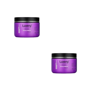 Máscara matizadora capilar premium luxeny pack 2