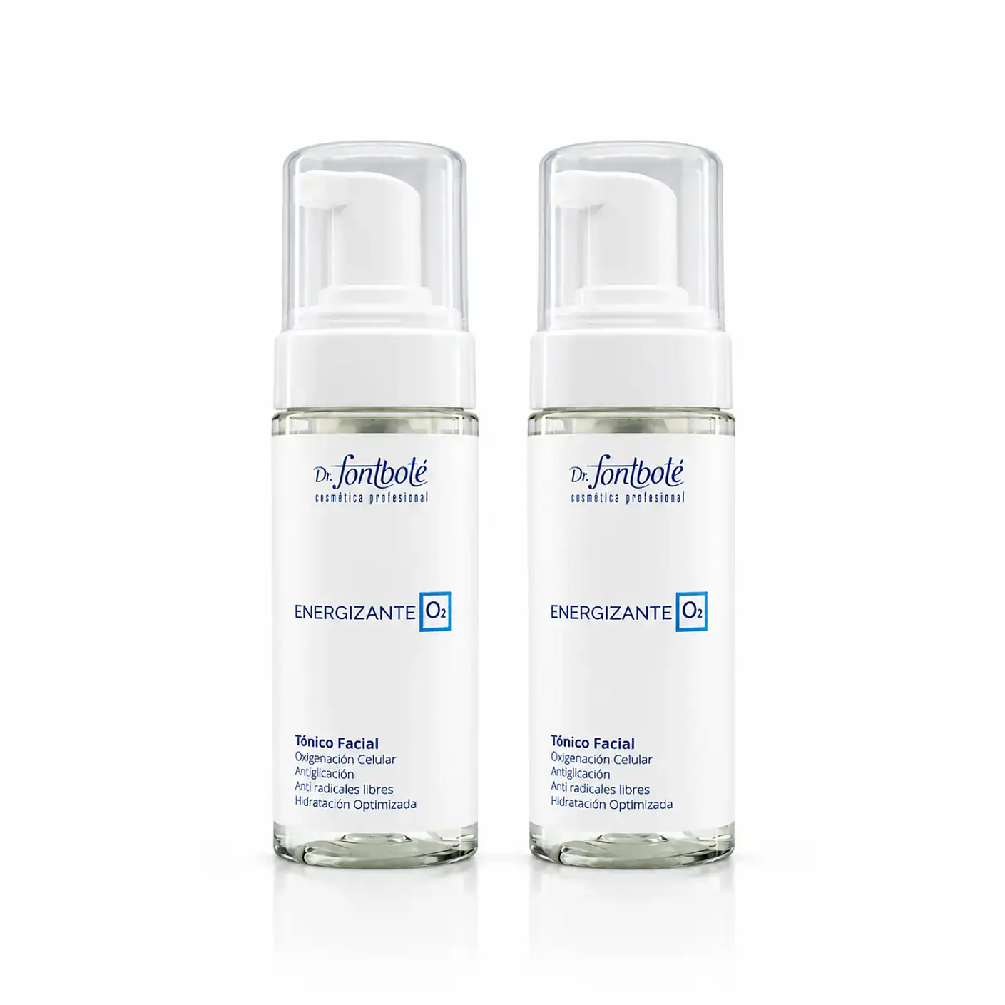 Tónico pieles fatigadas y cansadas oxigenoterapia facial O2 pack 2 1