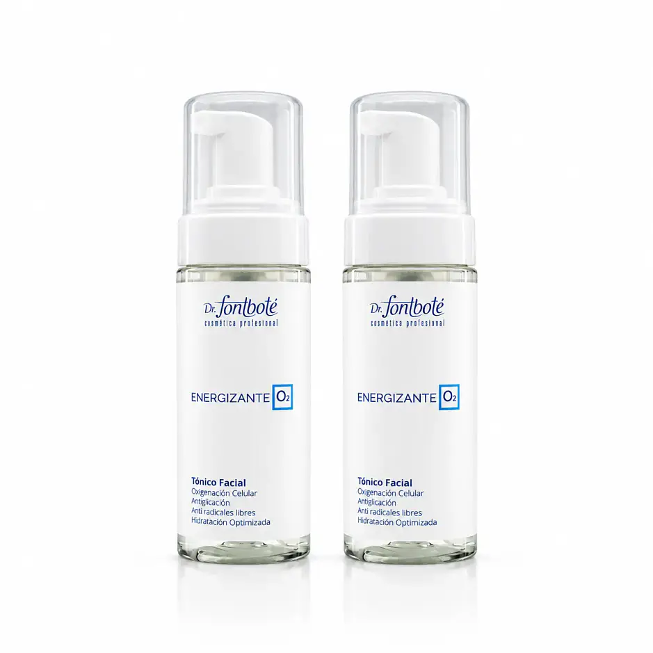 Tónico pieles fatigadas y cansadas oxigenoterapia facial O2 pack 2 1