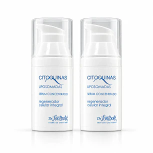 Serum regenerador envejecimiento facial piel cansada citoquinas Dr. Fontboté pack 2